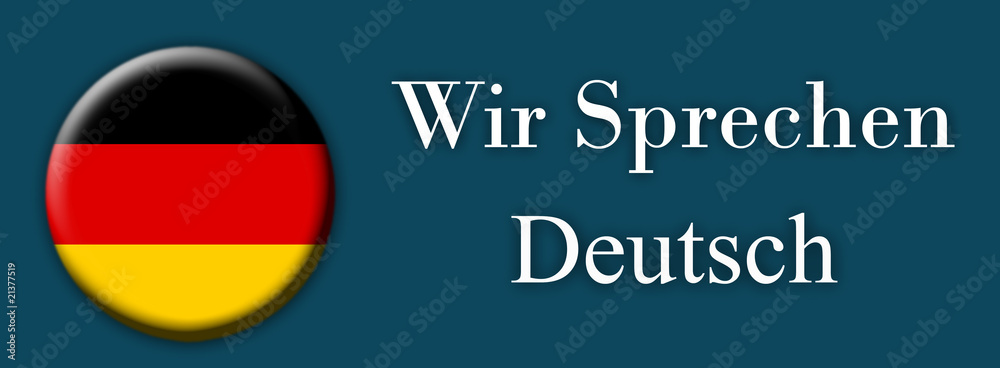 Wir Sprechen Deutsch Stock Illustration | Adobe Stock