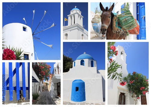 Принти на полотні Paros - Cyclades - Grèce