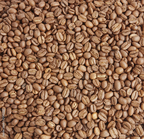 background from coffee grains