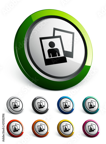 icône bouton internet photo