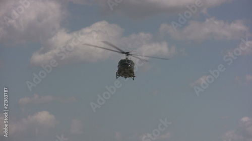 Helicopter approach for landing