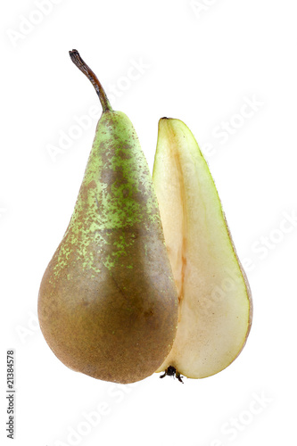 poire coupée en deux photo