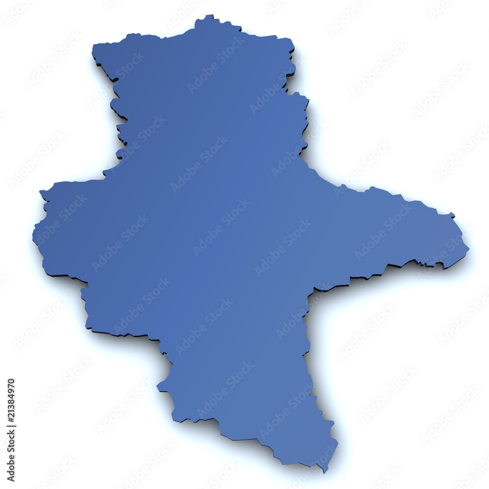 Karte von Sachsen Anhalt Karte von Sachsen Anhalt