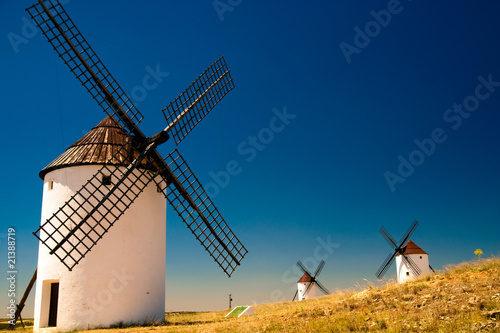 Windmills at La Mancha, Spain