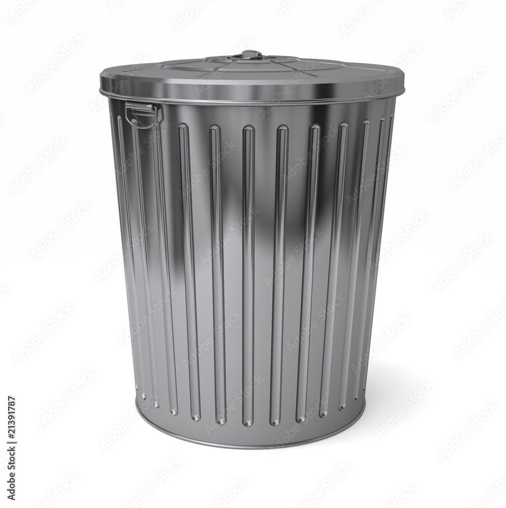 Trash can lid on Trash can lid on