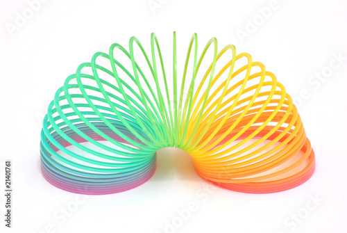 Molla a spirale colorata photo
