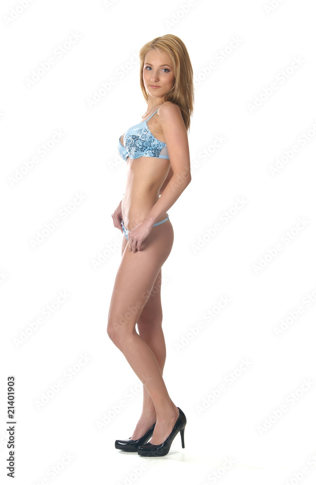 Young and sexy blond wearing erotic lingerie Young and sexy blond wearing erotic lingerie