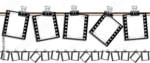 Seamless film stip illustration