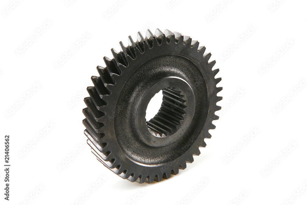 cogwheel on white cogwheel on white