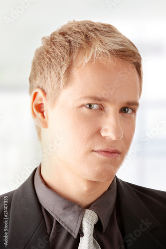 Closeup of a business man photo