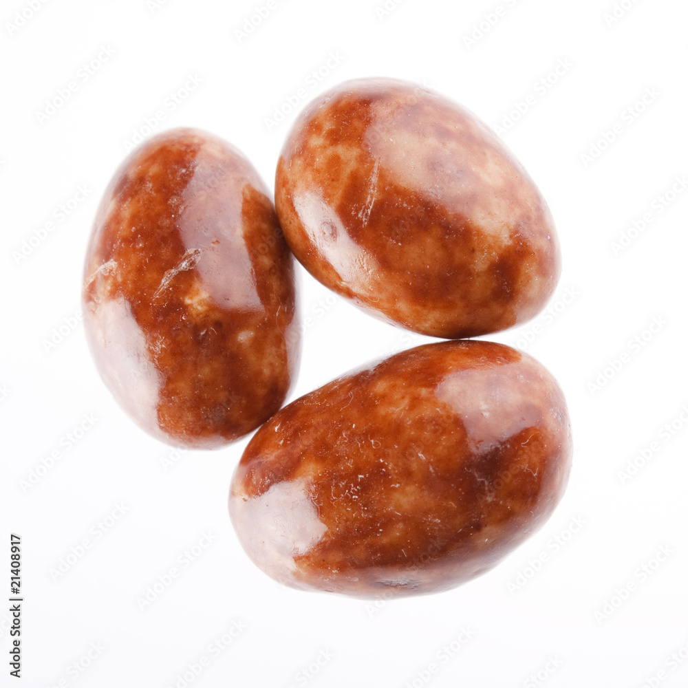 almonds in the chocolate almonds in the chocolate