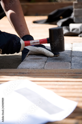 Building a patio