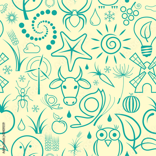 Seamless Nature Wallpaper