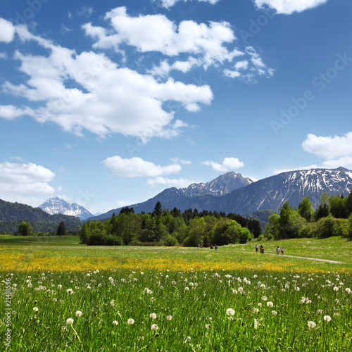 Bergpanorama am Hopfensee photo