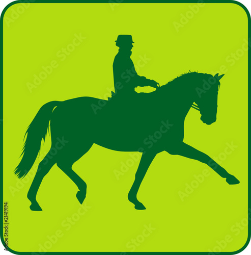 Dressurreiter 2 Green