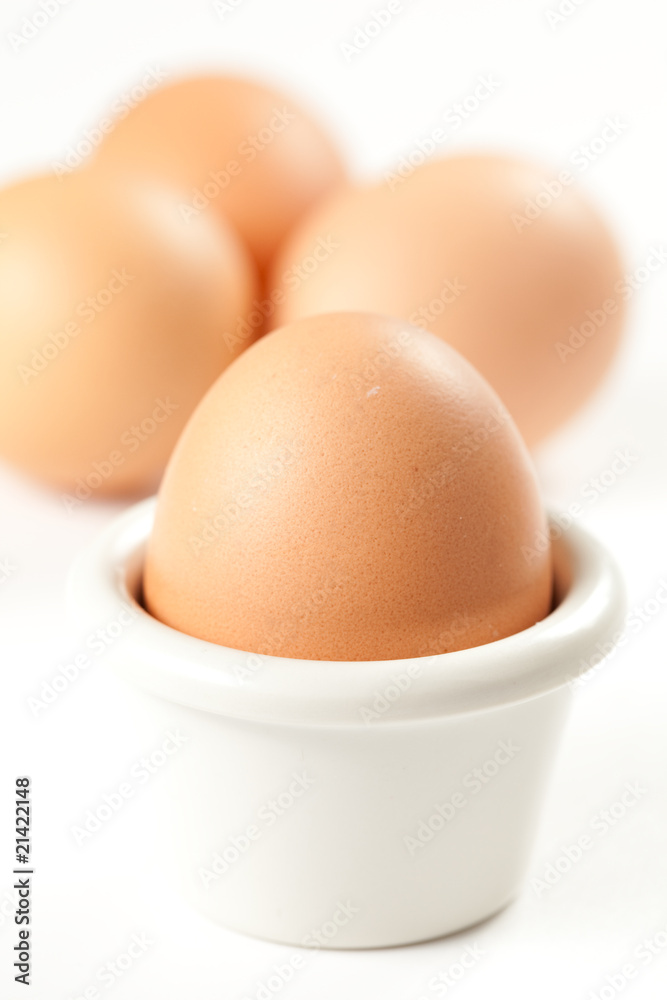 raw brown egg isolated raw brown egg isolated