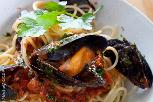 Spaghetti con le cozze photo