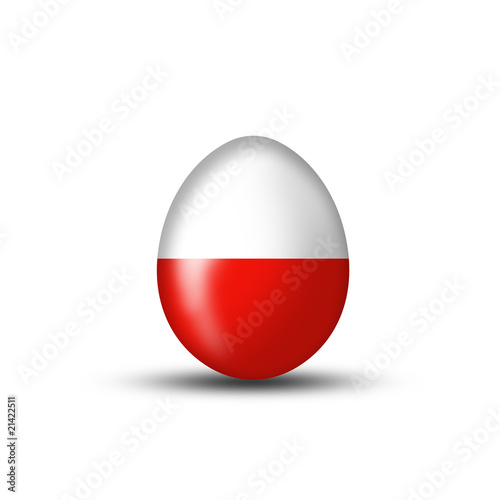 Free Download Ei in polnischer Nationalfarben - GFXLoad