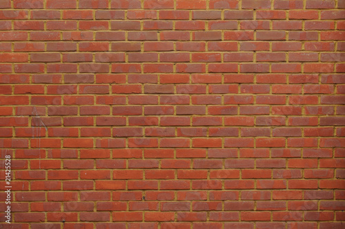 wall with red bricks