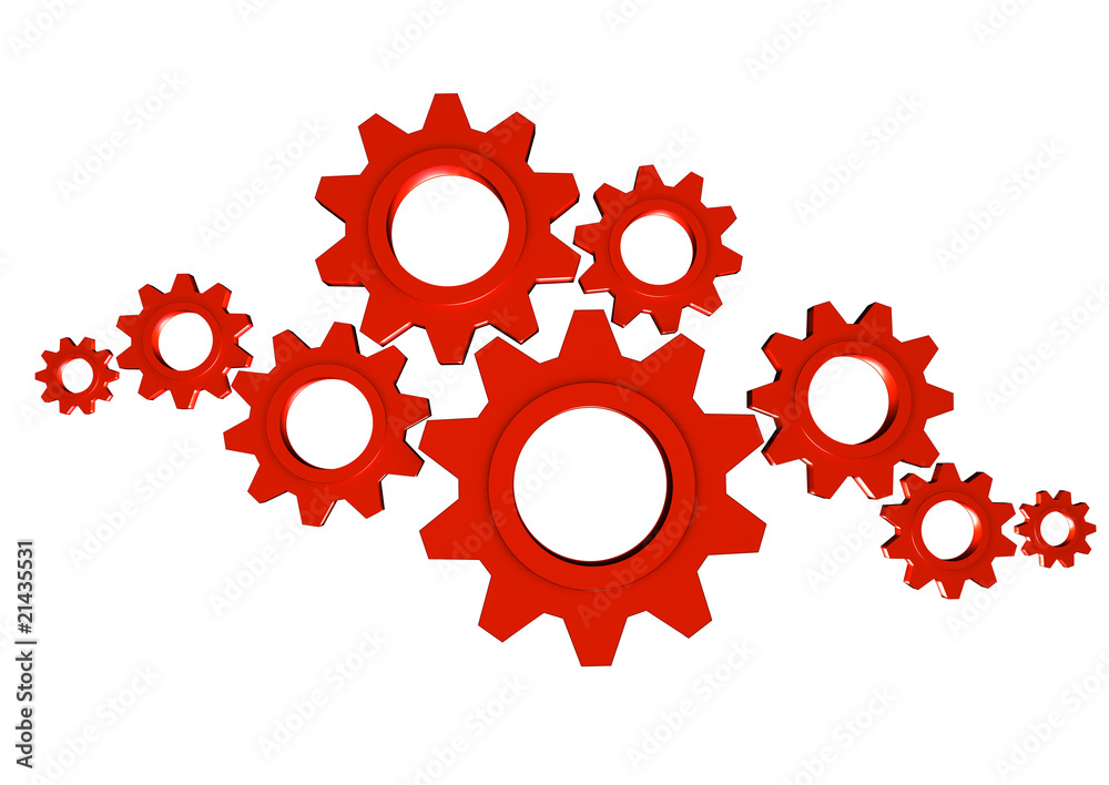 Gears Team Work Gears Team Work