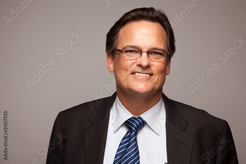 Handsome Businessman Portrait on White © Andy Dean