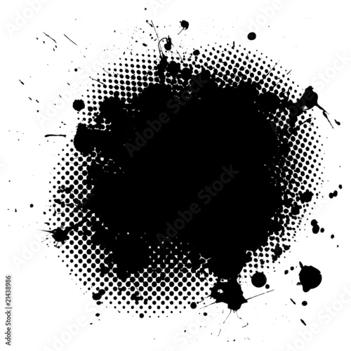 grunge ink splat