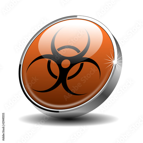 Button Biohazard