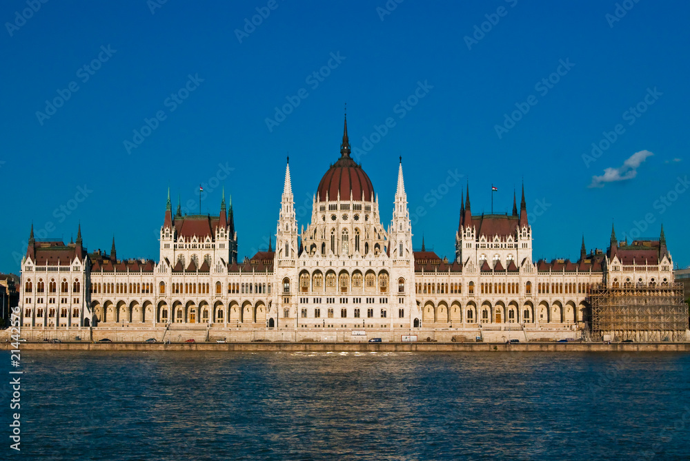 View Over the Danube of Parliament