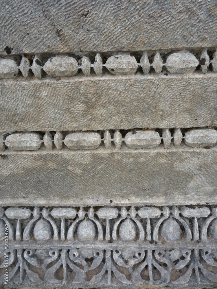 roman stone marble sculpted egg and dart pattern cornice from temple