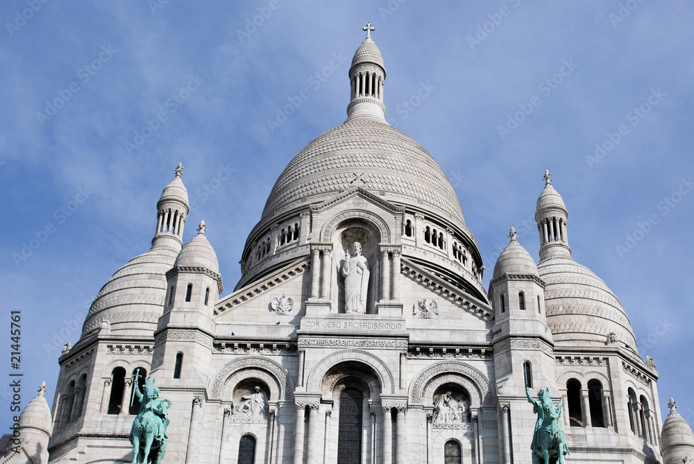 Les domes du Sacré Coeur à Paris