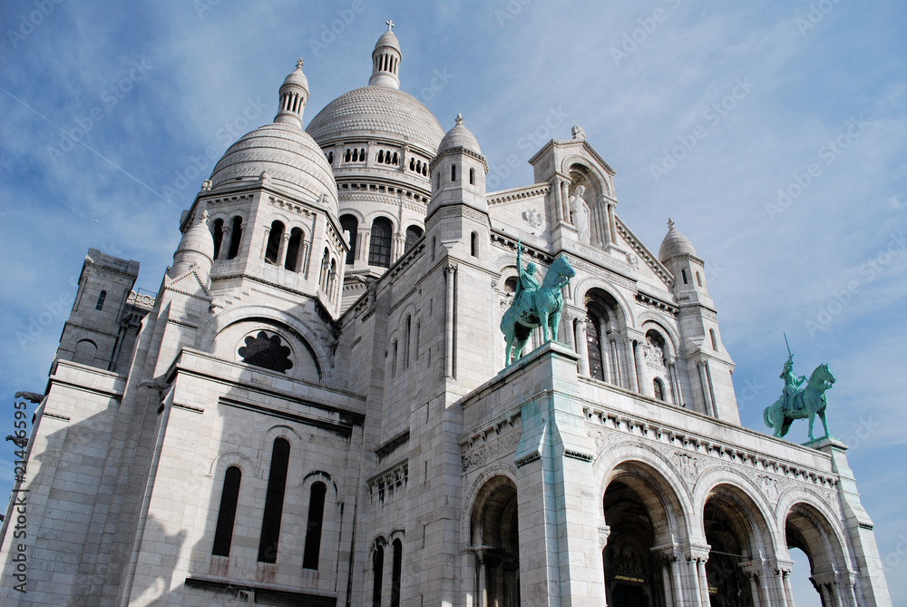 La basilique Sacré Coeur à Paris