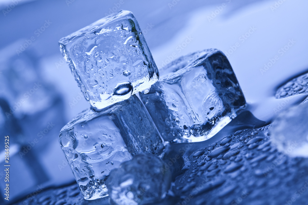 Crystals ice cubes Crystals ice cubes