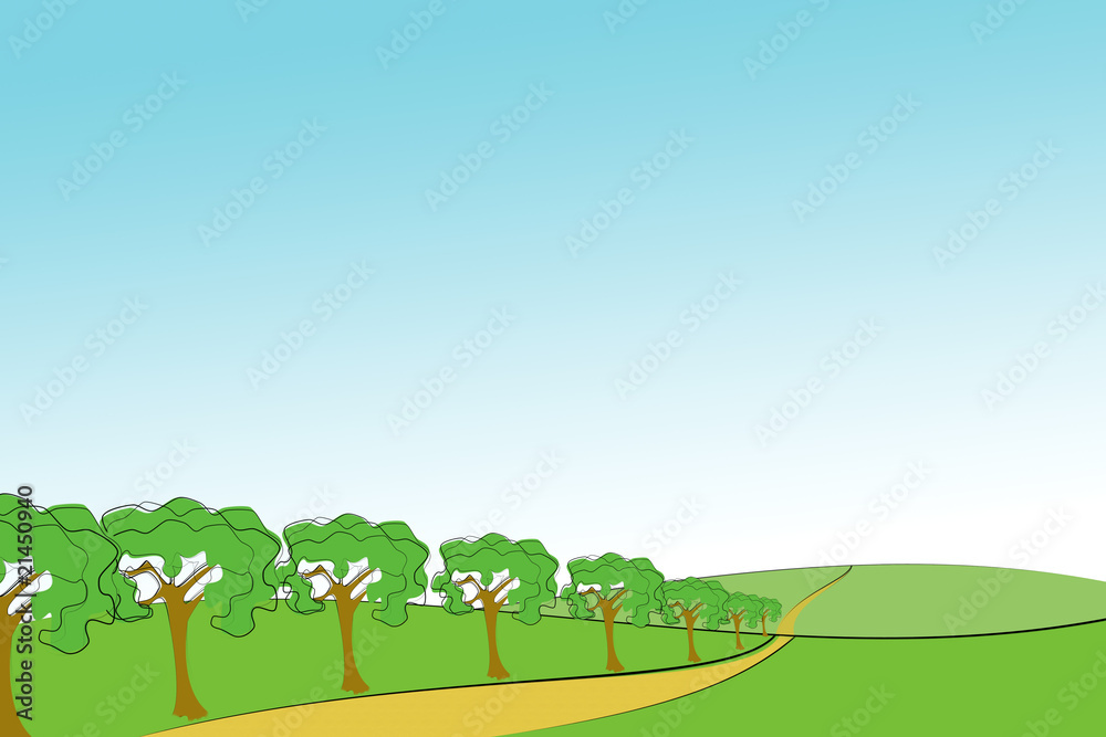 Fototapeta premium Naturlandschaft