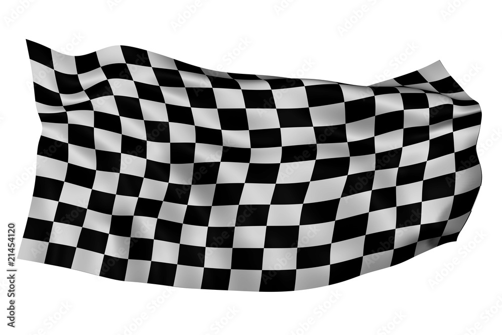 Poster drapeau damier noir et blanc formule 1 – Wall Art | UkPosters