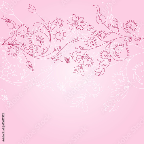 romantic floral background