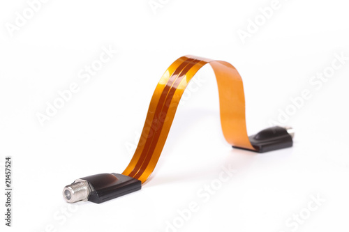 Naklejka Thin coaxial flat cable