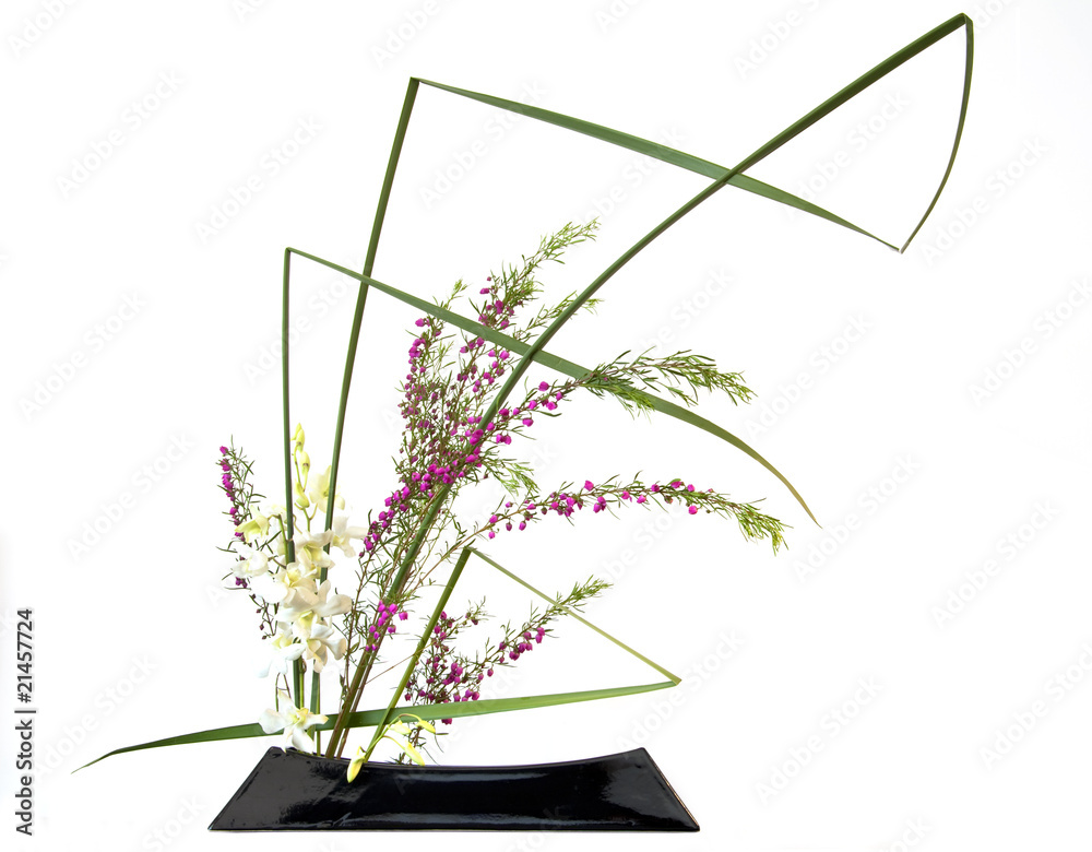 Obraz premium Ikebana, composition florale japonaise