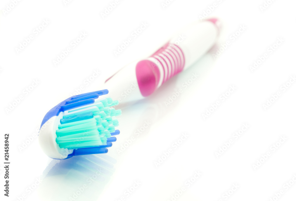 Healthy lifestyle - modern toothbrush