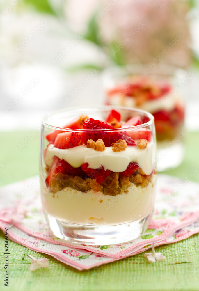 Strawberry and mascarpone trifle Strawberry and mascarpone trifle