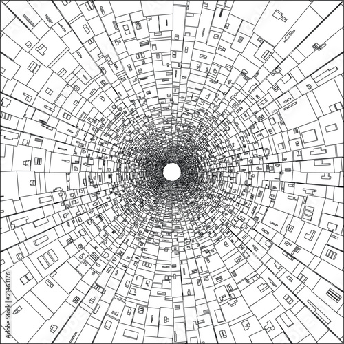Future hi-tech tunnel