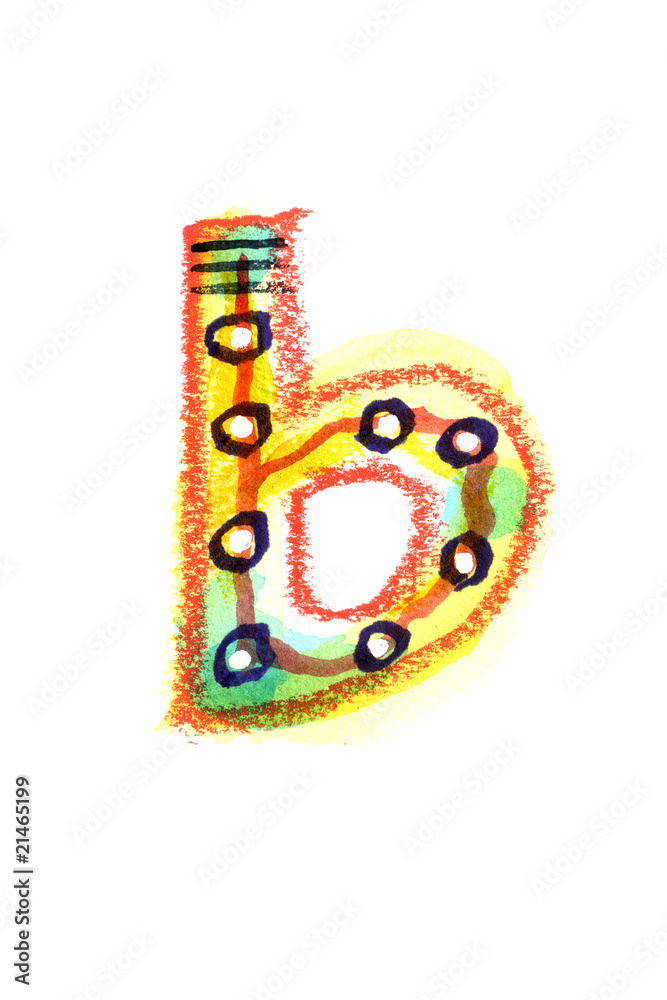 アルファベット小文字b Stock Illustration Adobe Stock