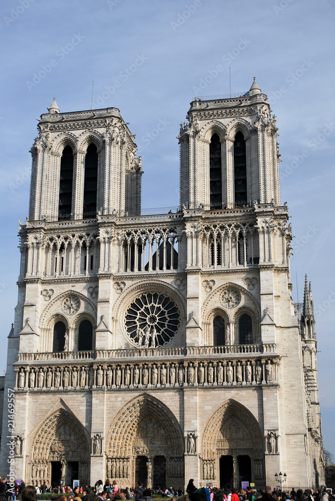 La cathédrale Notre-Dame à Paris