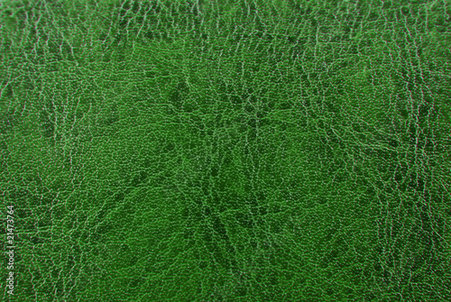 Billede på lærred green leather fabric texture background