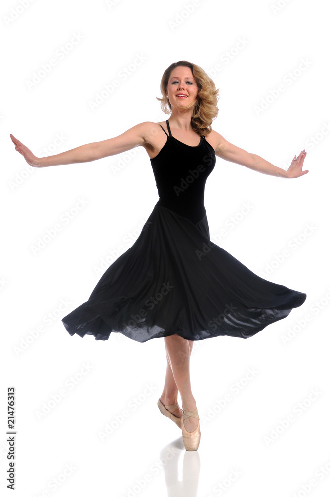 Ballerina in Black Dress