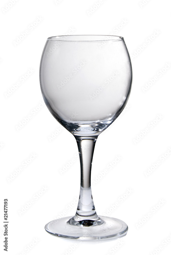 wine glass goblet isolated on white
