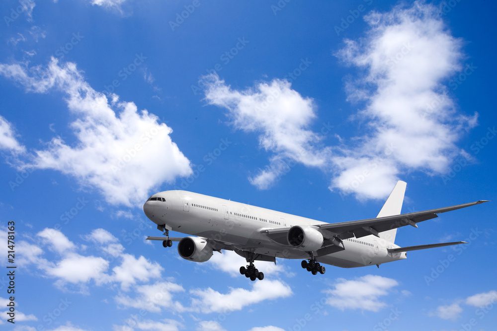 Naklejka premium Samolot