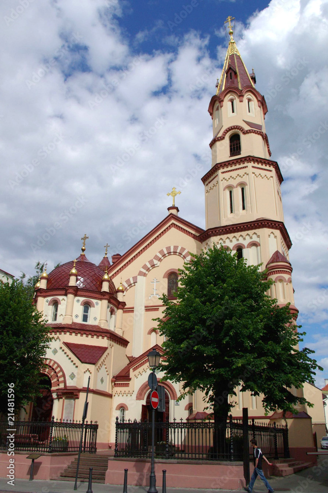 Obraz premium The church of St. Nicholas in Vilnius