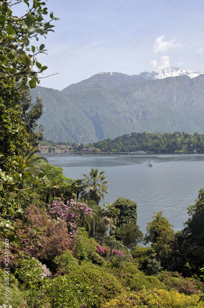 Gardens of Villa Carlotta on Lake Como