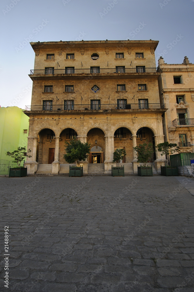 Colonial Havana building facade