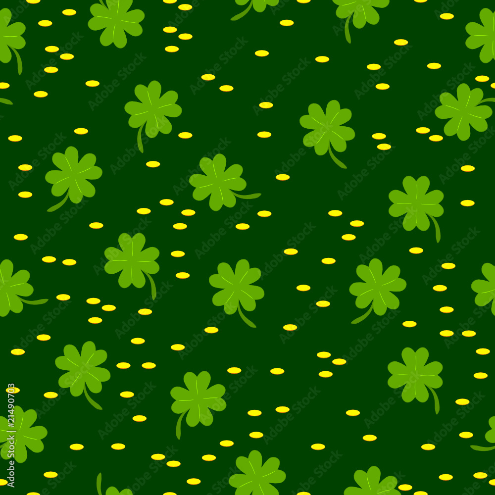Patrick’s seamless background. Vector illustration Patrick’s seamless background. Vector illustration